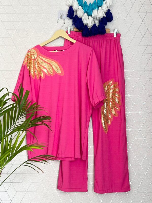 Golden Sequence Patch Work Coord Set - Plus sizes available.