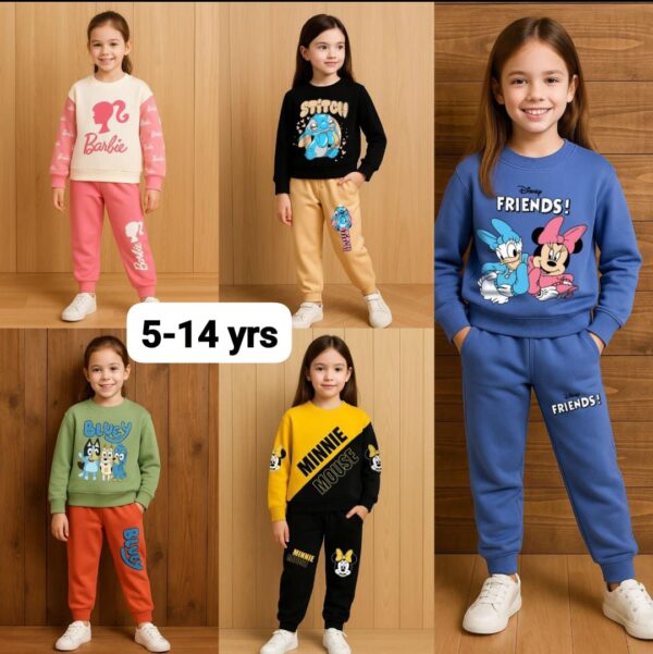 GIRLS SWEATSHIRT & TRACK SET