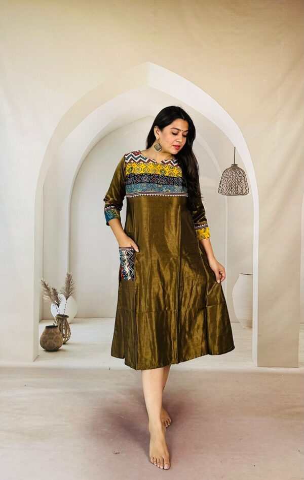 A Line Kurti Dress.